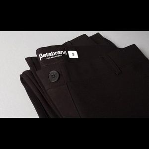 Betabrand blk. straight leg pants sm./short petite